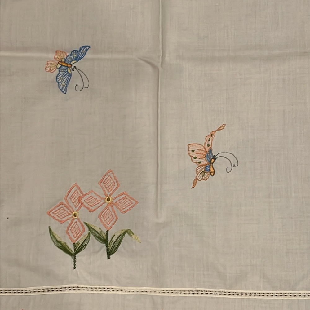 Vintage Butterfly Curtains - Picture 4 of 9